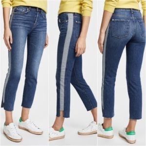 7 For All Mankind Edie With Reverse Side Panel in Mojave Dusk | Wmns 25